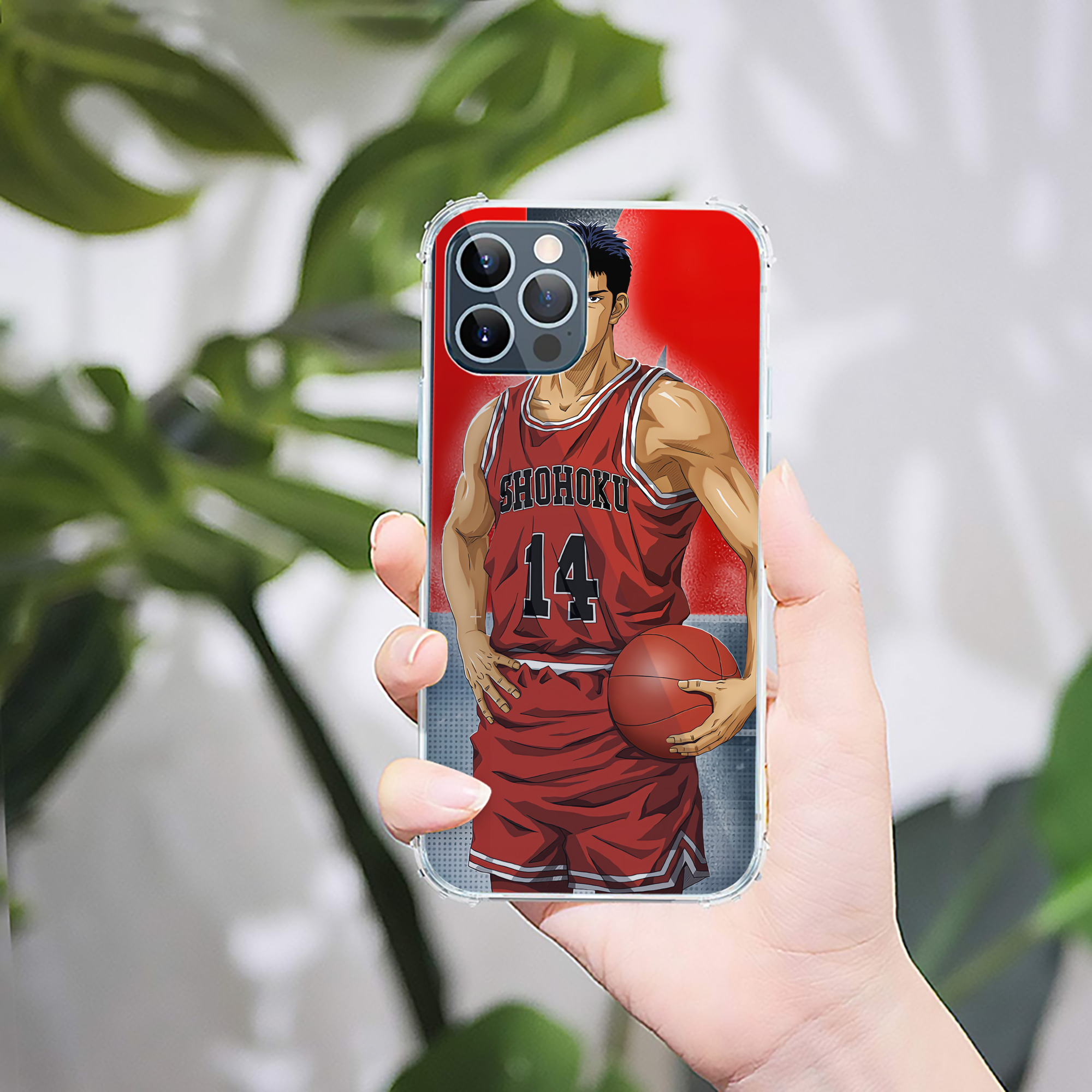 （画像用） SLAM DUNK／スラムダンク 【iPhone 12シリーズ対応】透明スマホケース（クリアソフトケース）